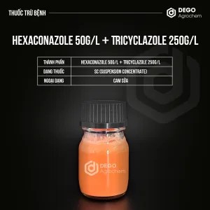 Hexaconazole 50g/l + Tricyclazole 250g/l