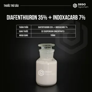 Diafenthiuron 35% + Indoxacarb 7%