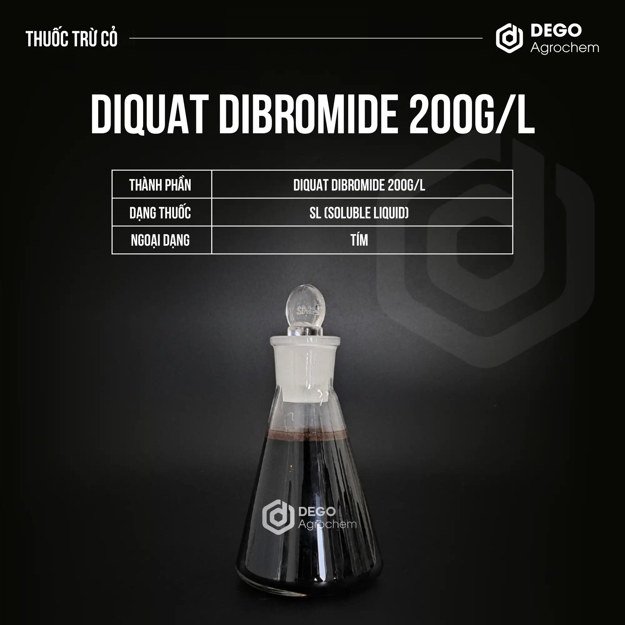 Diquat Dibromide 200g/l Diquat Dibromide 200g/l